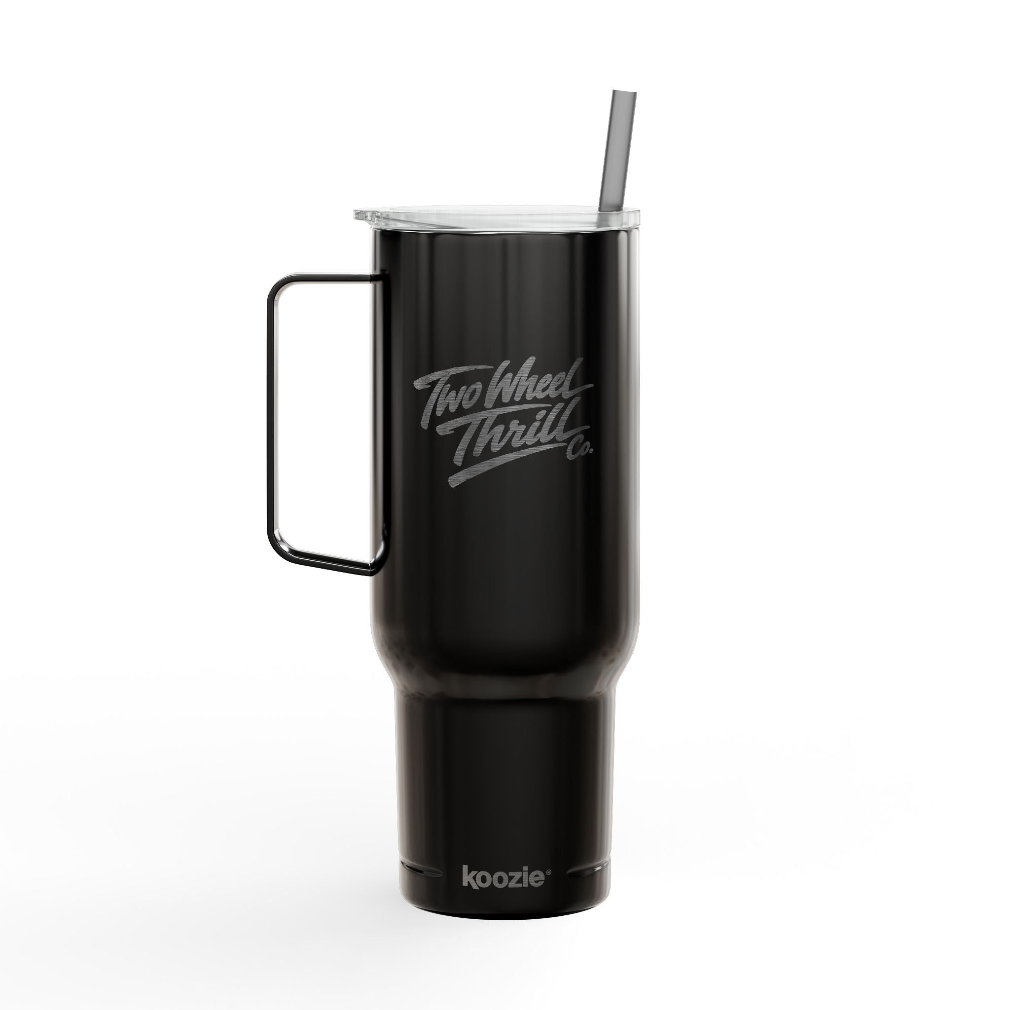 Engraved 40oz Insulated Tumbler with Handle & Lid