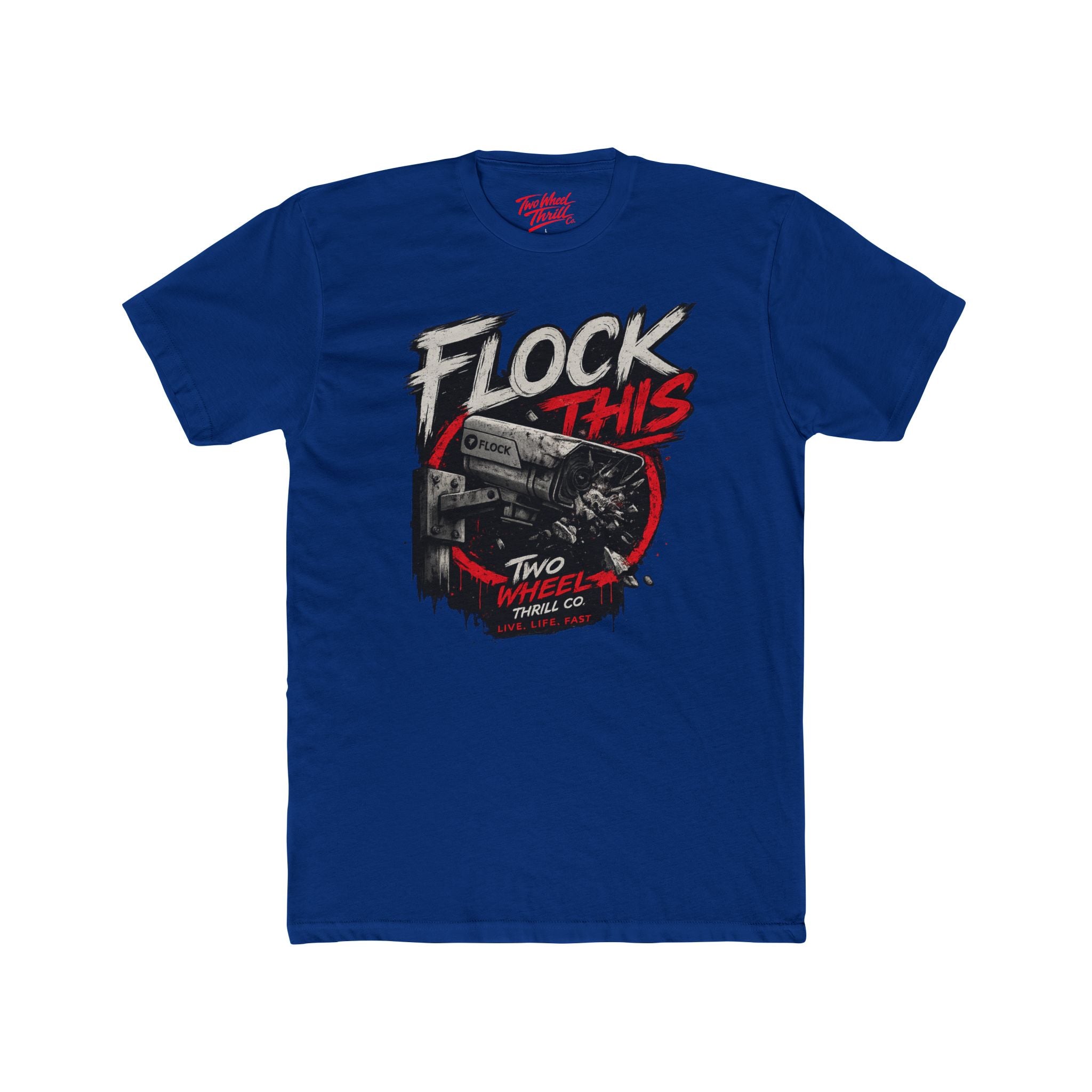 Flock This Two-Wheel Motorcycles Graphic Tee