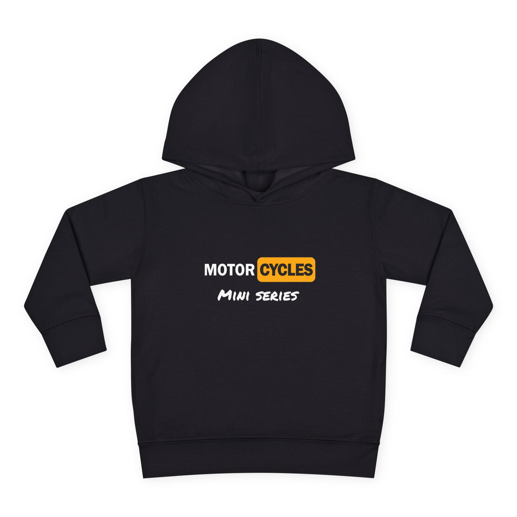 Toddler Hoodie - "Cycles" Front Patch & "Two Wheel Thrill Co." Colorful Back Graphic