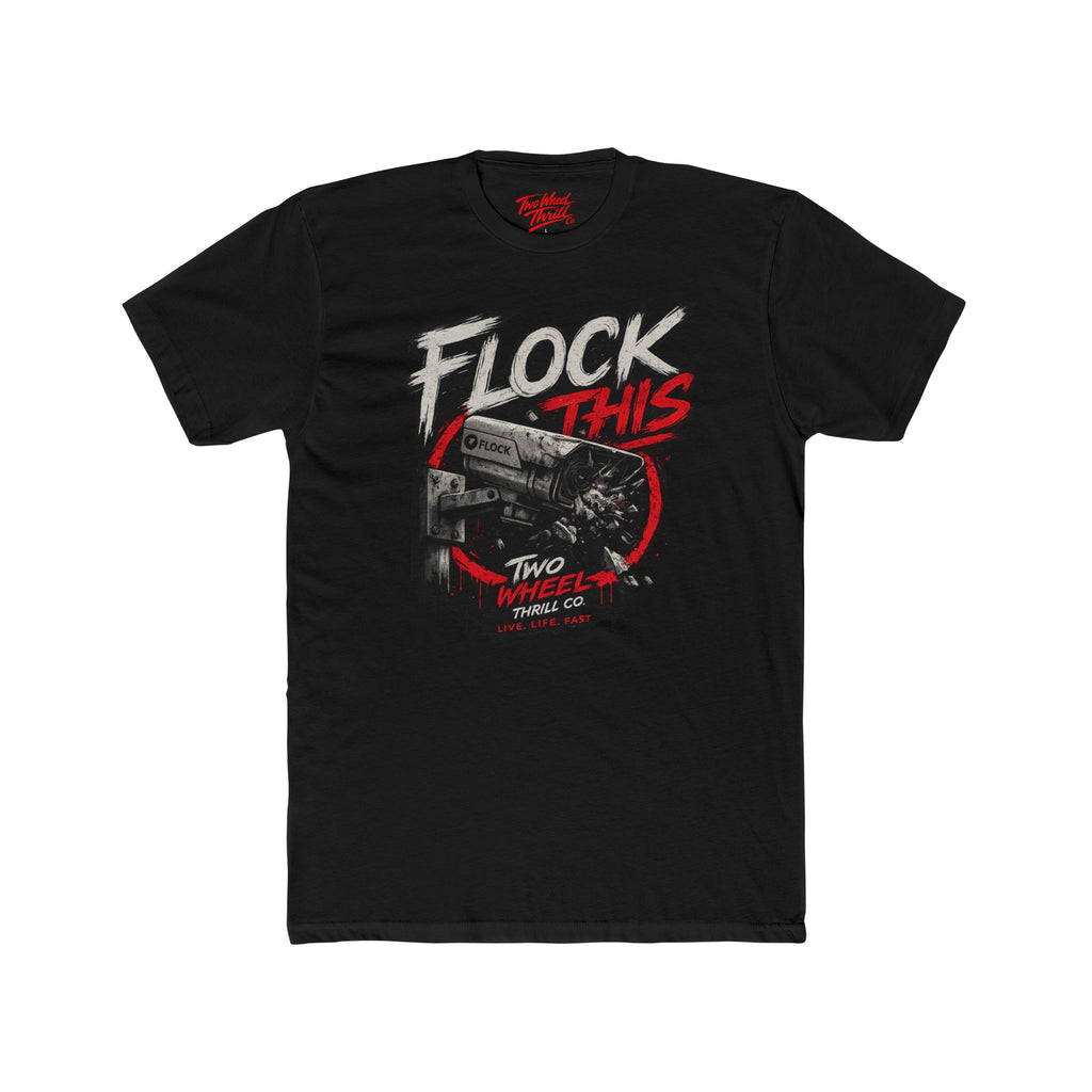 Flock This Two-Wheel Motorcycles Graphic Tee