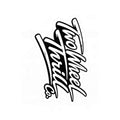 Kiss-Cut Vinyl Decal — 'My Wheel Thrill Co.' Black Script Sticker for Cars, Laptops & Windows