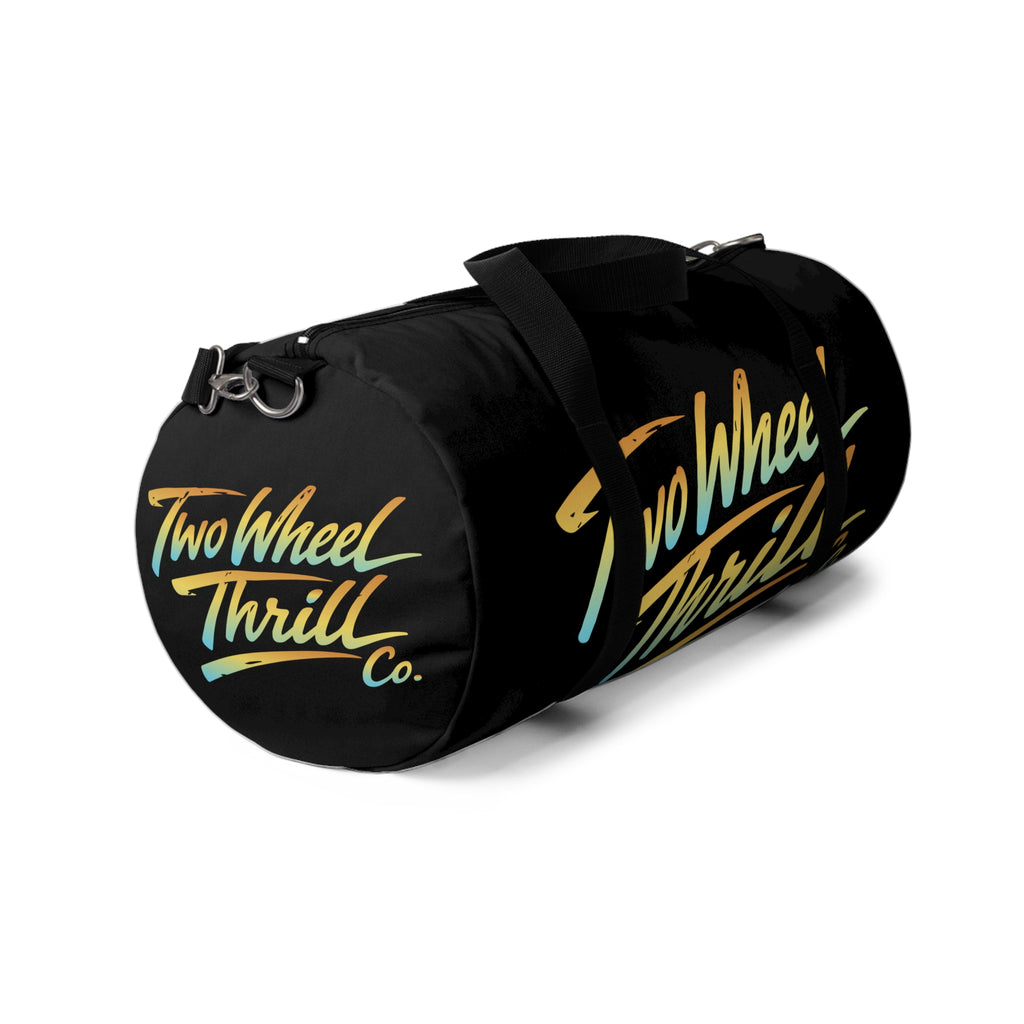 Two Wheels Thrill Co. Retro Logo Duffel Bag