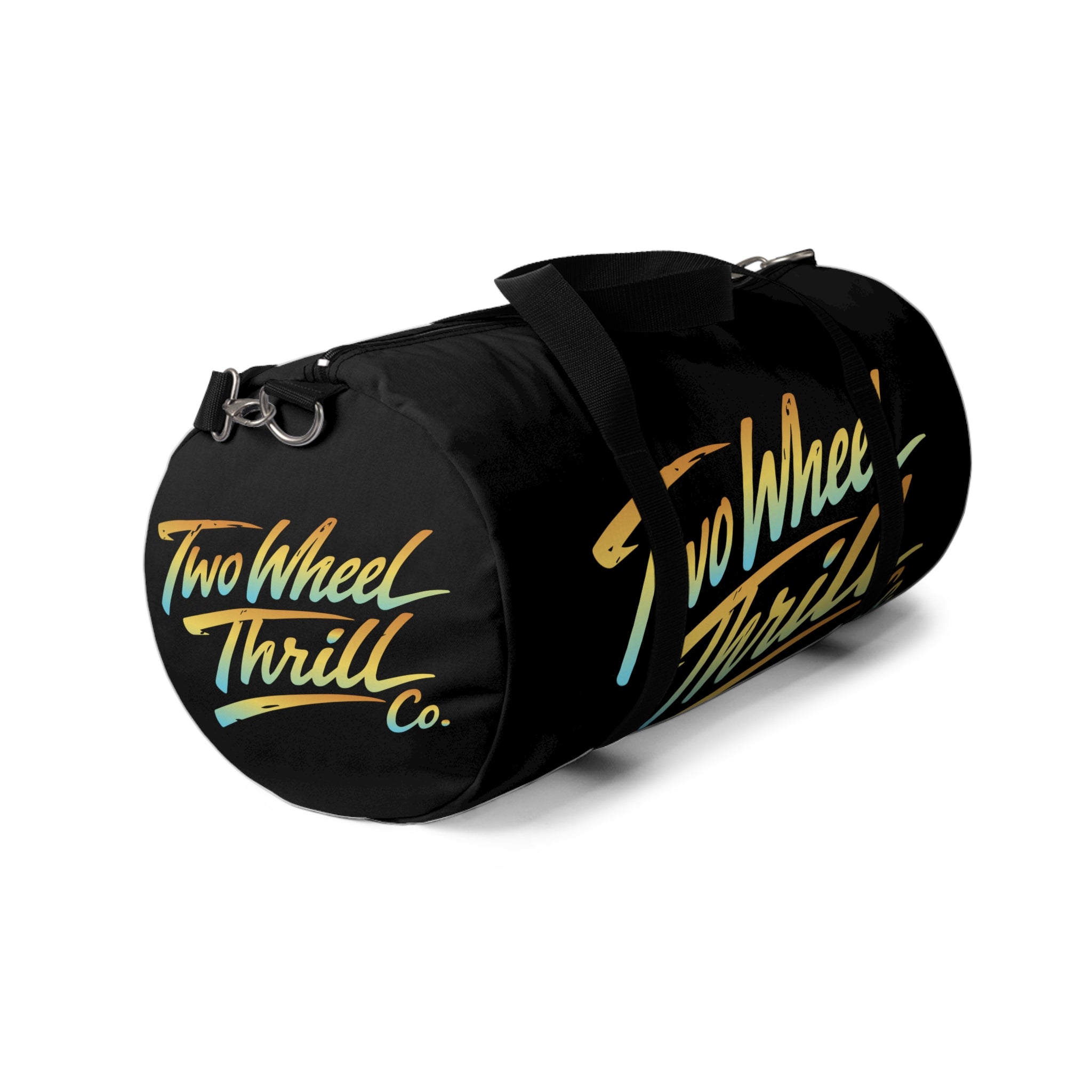 Two Wheels Thrill Co. Retro Logo Duffel Bag