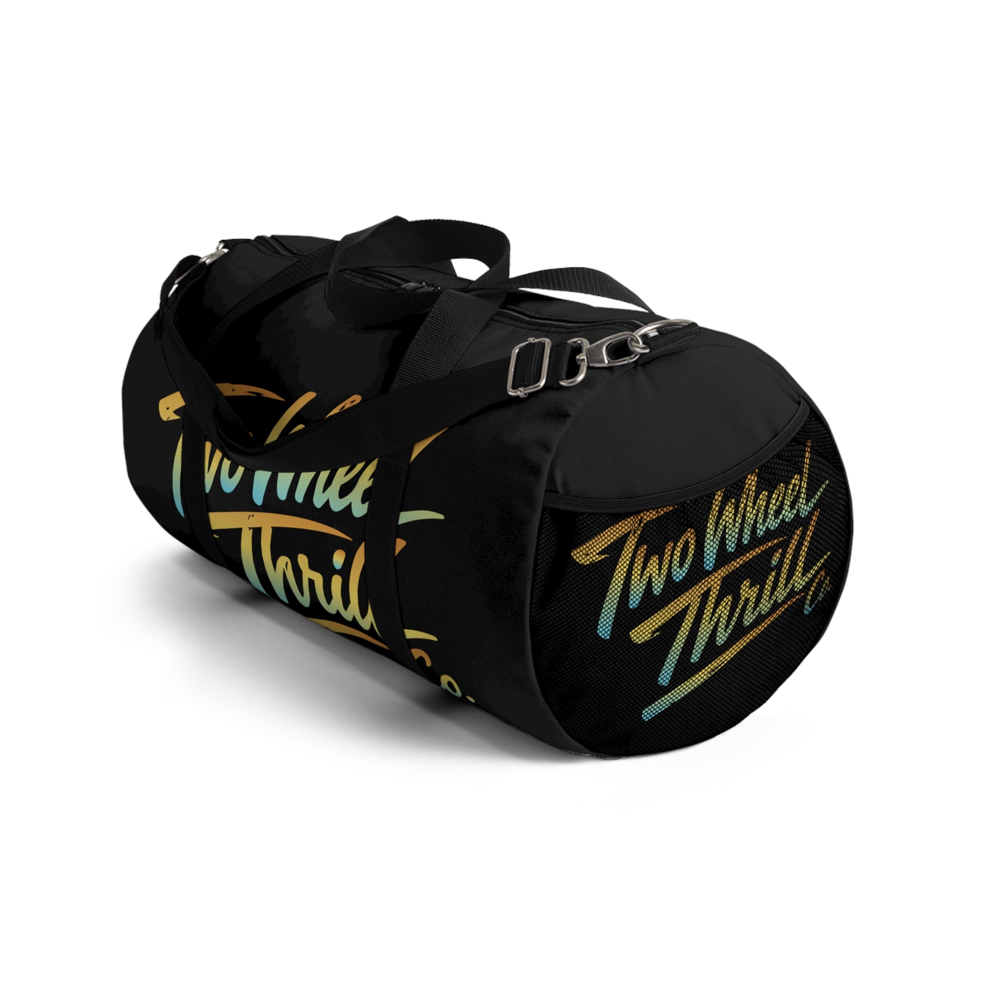 Two Wheels Thrill Co. Retro Logo Duffel Bag