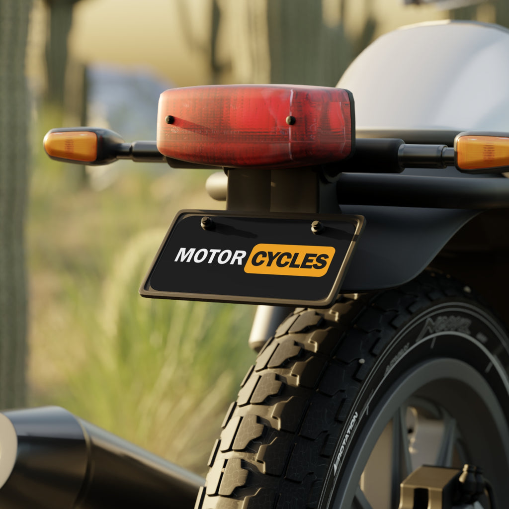 Motorcycles Mini License Plate