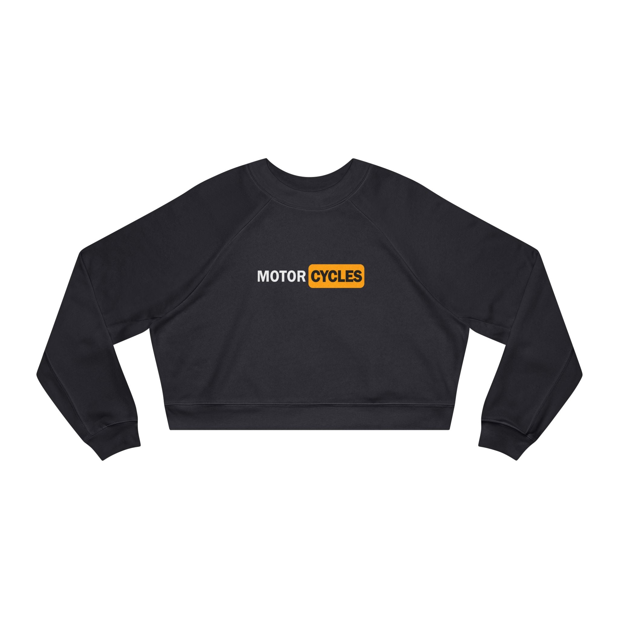 Motorcycles Cropped Pullover — Women's Moto Fleece