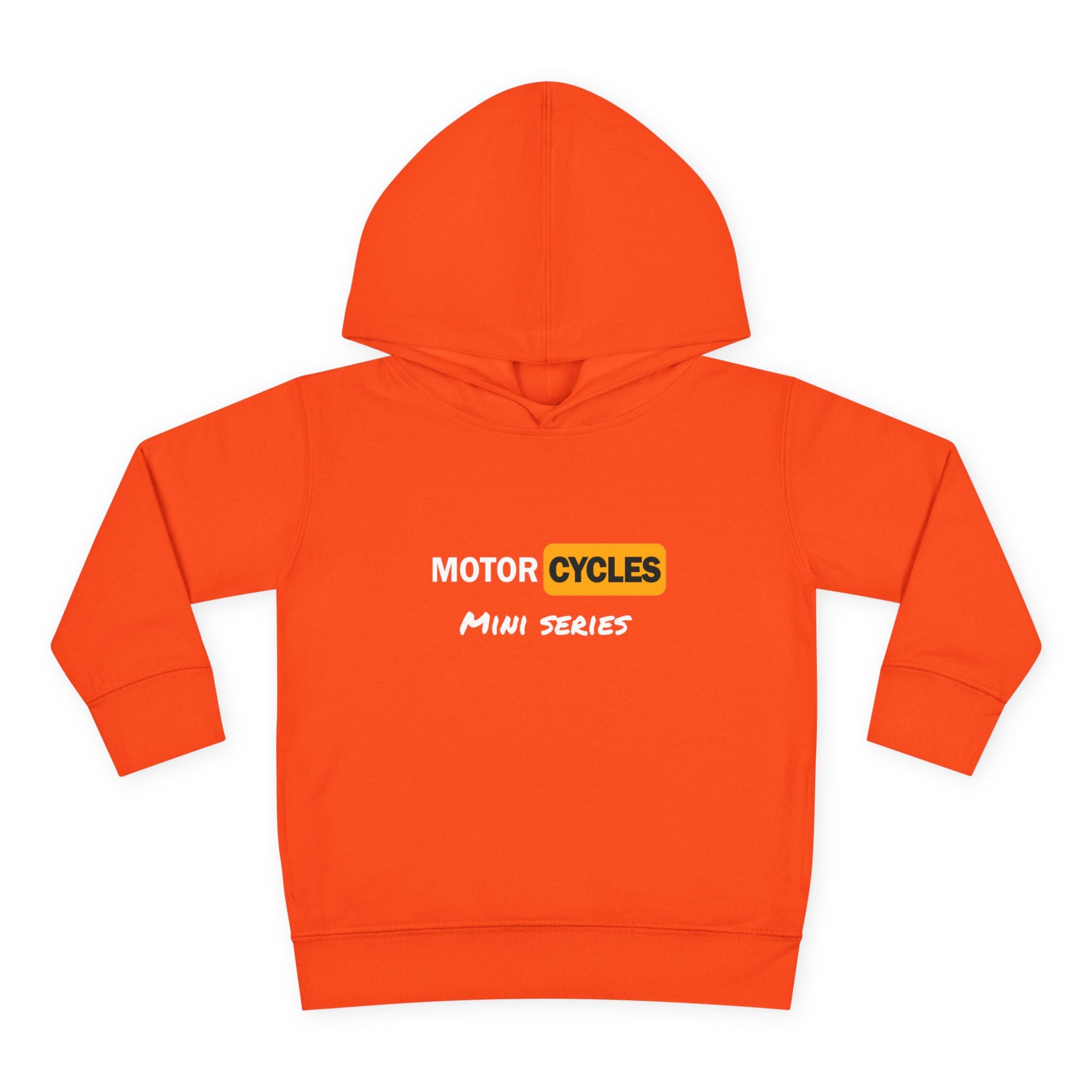 Toddler Hoodie - "Cycles" Front Patch & "Two Wheel Thrill Co." Colorful Back Graphic