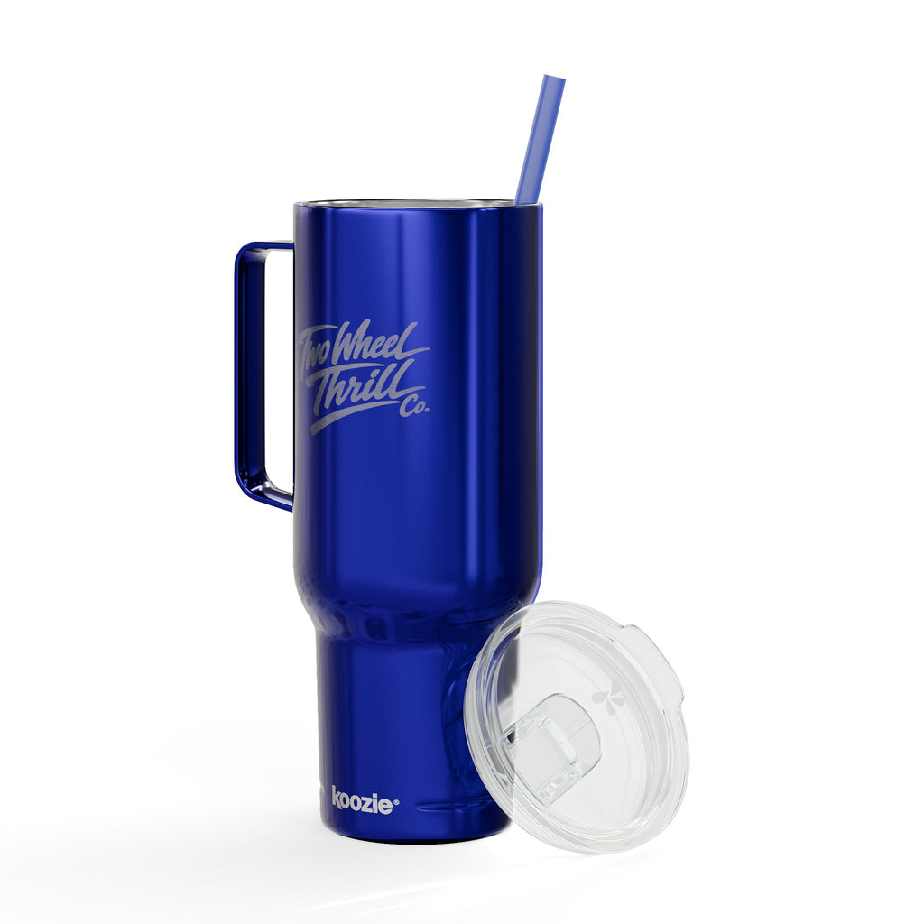 Engraved 40oz Insulated Tumbler with Handle & Lid