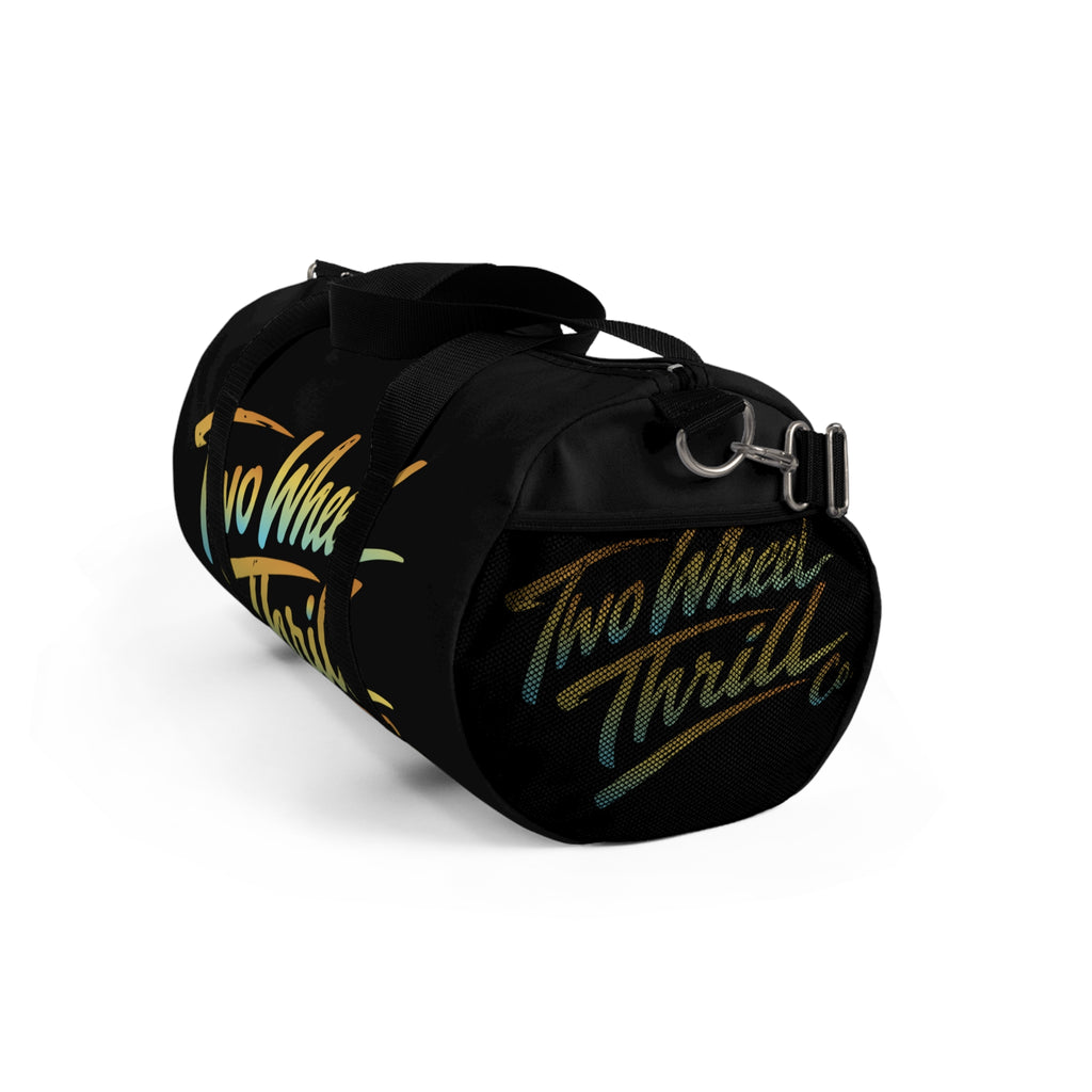 Two Wheels Thrill Co. Retro Logo Duffel Bag