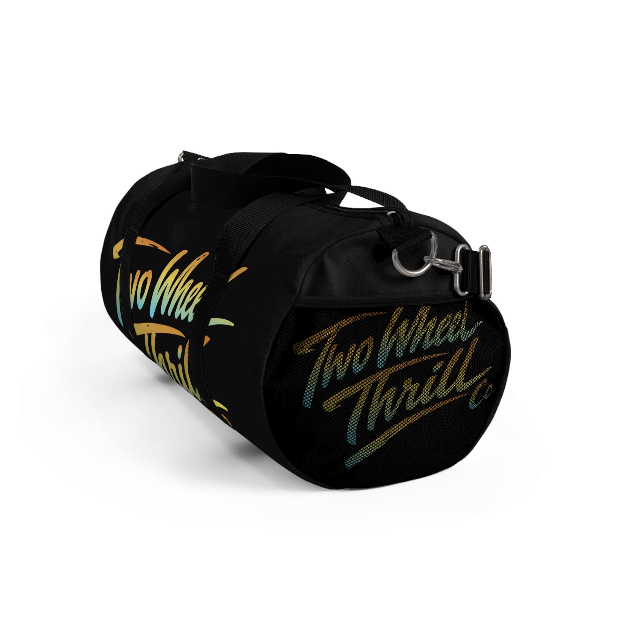 Two Wheels Thrill Co. Retro Logo Duffel Bag