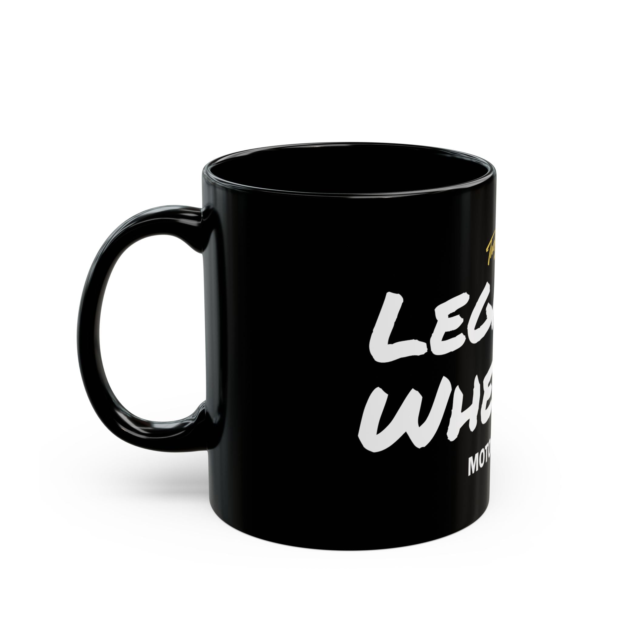 Legalize Wheelies Motorcycle Mug — Black 11oz/15oz
