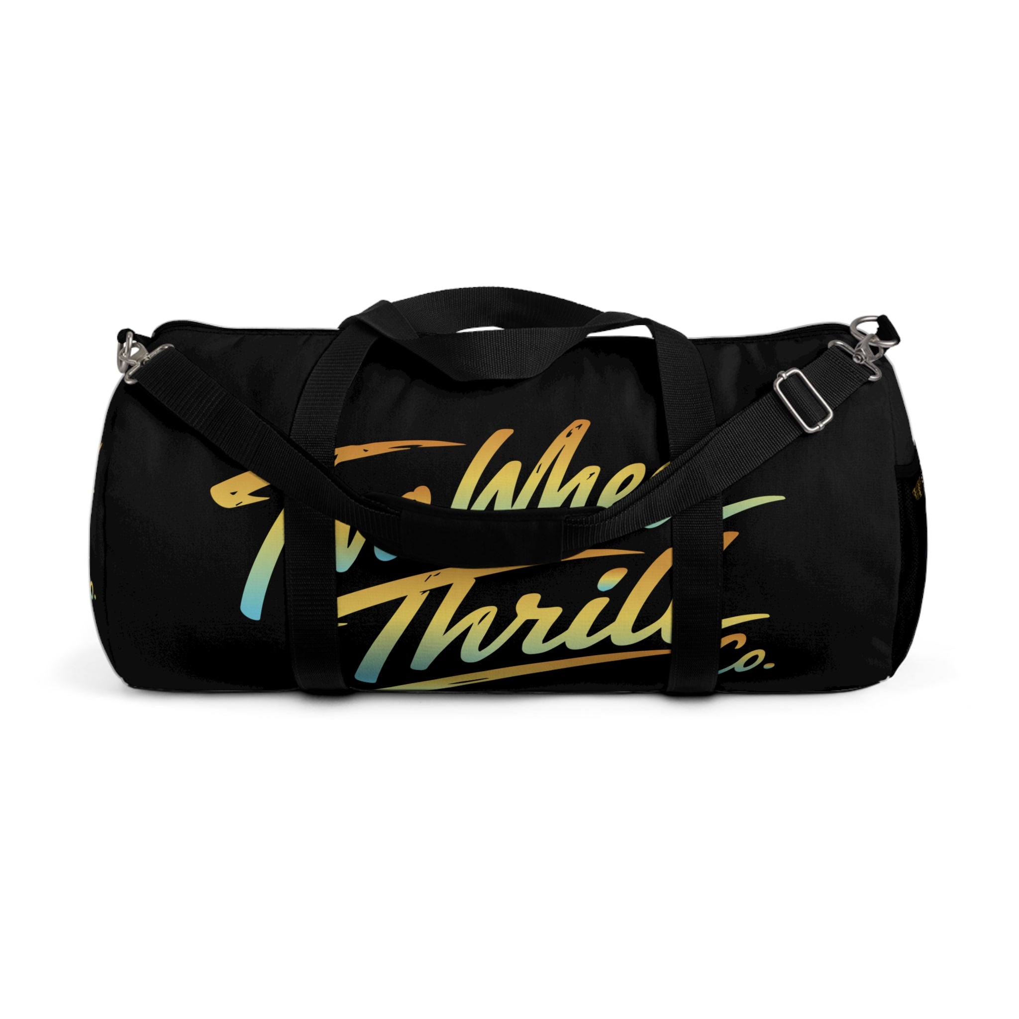 Two Wheels Thrill Co. Retro Logo Duffel Bag