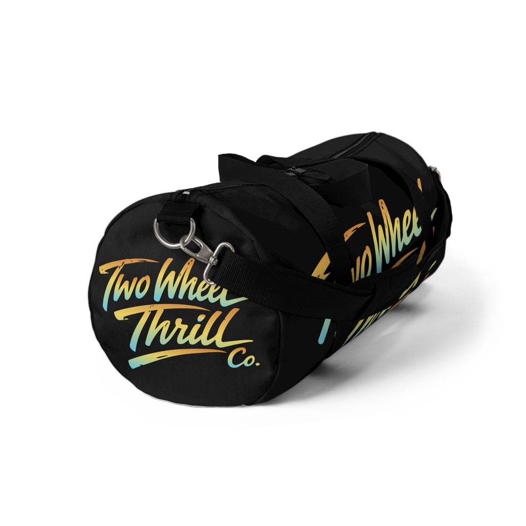 Two Wheels Thrill Co. Retro Logo Duffel Bag
