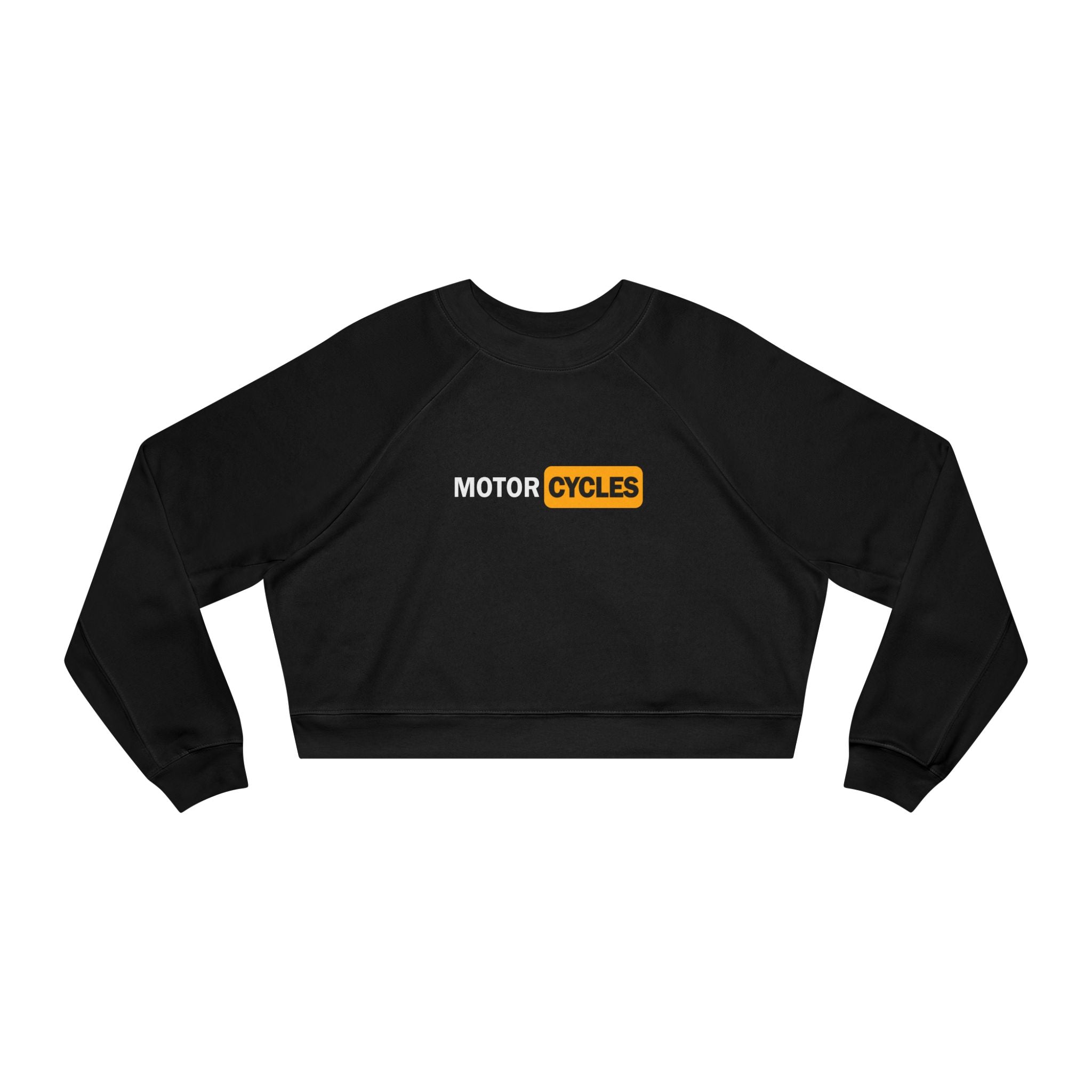 Motorcycles Cropped Pullover — Women's Moto Fleece